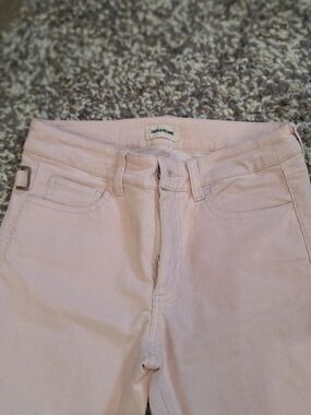 Zadig & Voltaire Pastel Pink High-Rise Corduroy Jeans
